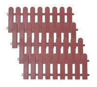 Totority 4pcs Outdoor Turtle Pen Tortoise Enclosure Plastic Pet Barrier Backyard Fence Small Pet Enclosure for Garden Lawn Edging