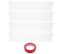 Totority 4pcs Window Sill Protector for Pets, Abs Material Scratch Guard, Easy to Install Window Protection Cover Suitable for Pet's Paws and Home Decorating Style