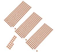 Totority 500pcs round Self-adhesive Cork Pads for Cabinets and Drawer Interiors, Non Slip Cork Pads Easy Installation, Multifunctional Use for Home and Dining Furniture Protection