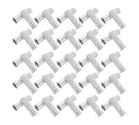 Totority 50pcs Aluminum Arrow Inserts for Carbon Archery Shafts 6.2mm Id Precision Fit Base Connectors Suitable for Target Practice and Hunting
