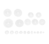 Totority 58pcs Plastic Gears Set for Small Motors, 0.5 Module Reduction Spur and Bevel Gears, Lightweight Stable Dimensions, for Robotics Applications and Stem Activities