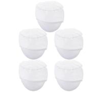Totority 5pcs Anti-static Working Cap for Men Lightweight Breathable Polyester and Mesh Fabric Hat Suitable for Food Industry and Dust-free Workshop Use