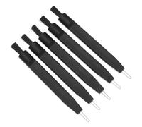 Totority 5pcs Hearing Aid Brush Cleaner with Nylon Bristles and Abs Handle for Effective Ear Wax Removal and Hearing Amplifier Maintenance, Compact Small Cleaning Brush Set for Home Use