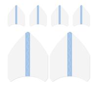 Totority 6pcs Invisible Thigh, V-Shaped Sweat-Resistant Elastic Leg Protectors, Thigh Rubbing Prevention Strips for Sports and Daily Wear