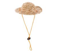 Totority 86x7.86x3.54in 2 Pack Sombrero Hats Sun Bucket Protects Eyes from Bright Sunlight Beautifully Woven Material Dog's Beach Costume for Small Dogs and Puppies