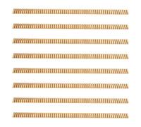 Totority 8pcs Guitar Binding Strip Wooden Purfling Strip Stylish Beautiful Wood Color Replace Broken Or Old Binding Can Be Cut for Classical Guitar and Bass