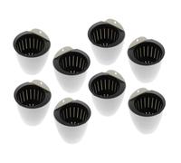 Totority 8pcs Self Watering Plastic Flower Pots Wall Hanging Planters for Indoor Plants Sturdy Breakage-proof Design Suitable for Room and Wall Decoration