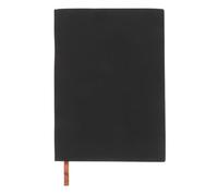 Totority A5 Softcover Rainbow Edge Notebook, Undated Journal Book with Rainbow Binding, Practical Student and Office Notepad for Writing and Travel, Black Cover, 120 Lined Pages