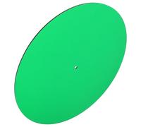 Totority Acrylic Turntable Platter Mat for Vinyl Records Green Anti-vibration Slipmat with Static Protection and Noise Reduction Suitable for Record Players