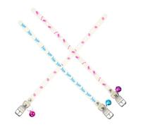 Totority Adjustable Fluorescent Puppy and Kitten Collars 3pcs with Bell, 11.6 Inch Light-Up Safety Collars for Night Walks and Outdoor Use Random Color