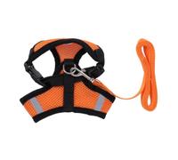 Totority Adjustable Material Back with Harness for Dog Vest Chest Strap and Breathable Polyester Evenly Distributed Pressure to Prevent Pulling and Suffocating Small Pets Puppies