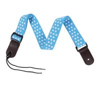 Totority Adjustable Pure Cotton Ukulele Strap Leather Head Soft Tip Sturdy Musical Instrument Accessory Convenient to Carry Adjustable Length for Ukulele Players