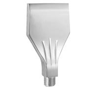 Totority Air Spray Nozzle, Aluminum Alloy Wind Jet Nozzle, 1/4 Inch Metal Connector, Silver Nozzle for Conveying Applications and Pneumatic Cleaning