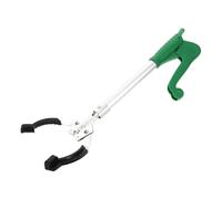 Totority Aluminium Alloy Grabber Tool with High Strength Elastic Clamp and 40cm Extend Reach, Lightweight Reacher Grabber for Picking up Garbage and Cigarettes in Office or School,