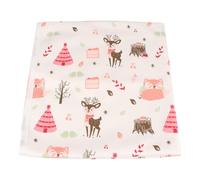 Totority Breathable Cotton Waterproof Diaper Changing Mat Pad with Reusable Padded Floor Mat for Play Cribs and Diaper Changing Places