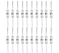 Totority Chandelier 300pcs for Crystal Chandeliers Easy to Fix and Store Bowtie Clips Connectors Silver Aluminium Alloy for Hanging Larger Shaped Crystal in Type of Project