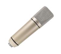 Totority DIY, Shell Metal Microphone Mic Condenser Tube with Body and Internal Suspension Silver Xlr to Minimize Vibrations and Reduce Airflow Turbulence for Live Broadcast
