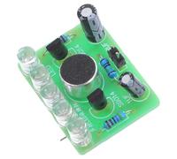 Totority DIY Voice-controlled Melody Light Kit with Flowing Flash Leds, Surface Mount Soldering Kit for Electronic Projects, Soldering Practice Circuit Board Educational Stem for Beginners
