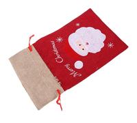 Totority Drawstring Gift Bag Easy to Open and Close for Presents and Candies Christmas Linen Pouch Small Size for Holiday Party and Yuletide Gathering
