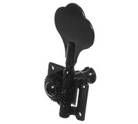 Totority Electric Bass Guitar Tuning Pegs Open Gear 4-string Black Left-handed Machine Heads Replacement Knobs for Bass Guitar Parts