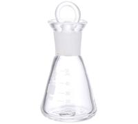 Totority Erlenmeyer Flask Ml Practical Laboratory Glass Flask Borosilicate Glass with Narrow Mouth and Extra-large Marking Area for Chemistry and Education