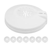 Totority Fire Sprinkler Head Trim Plate 8pcs Plastic Decorative Skirt Plate 15/20mm Universal Detachable Ceiling Cover for Home Office