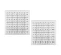 Totority Freezer Storage Box 2pcs 100 Slots Plastic Tubes 1.8ml 2ml 5ml 10ml Multigrid Design For Hospitals Lab Tube Racks