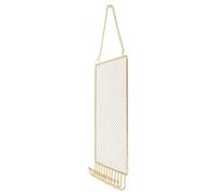 Totority Golden Iron Earring Hanging Rack with Mesh Design, Simple Style Wall-mounted Jewelry Organizer Jewelry Display Shelf for Home and Trade Shows