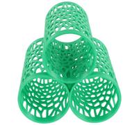 Totority Green Betta Fish Hideout Tunnel for Aquarium with Hollow Design and Three-in-one Functionality, Pla Material Fish Tank Accessory Providing Interactive Fun and Easy Maintenance