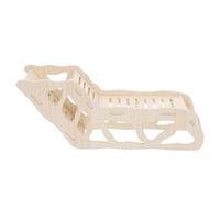 Totority Hamster Cage Tunnel Ladder Rat Hideout Strong Wooden Climbing Accessory Multi Color for Relax and Playing Suitable for Guinea Pig Small Rabbit Friends Families