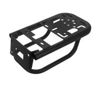 Totority Heavy-Duty E-Bike Rear Rack 30x16.5x9.5cm Black Iron Cargo Shelf with Security Lock - Grocery & Luggage Hauling for City Commutes, Courier Runs, Fits Most E-Bikes & Bicycles