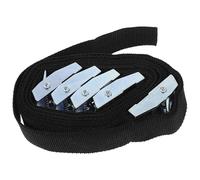 Totority Heavy Duty Ratchet Strap Adjustable Tie down Strap 1500lb Load Capacity 5pcs with Zinc Alloy Buckle and Polypropylene Webbing for Secure Luggage and Boat Trailer Traction