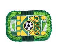 Totority Interactive Dog Snuffle Mat Football Field Design, Fleece and Oxford Cloth Material, Portable Slow Feeding Puzzle for Indoor Training and Outdoor Adventures
