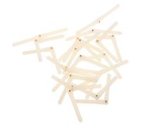 Totority Lightweight Plastic Pin Hinges 20Pcs 4.5X67Mm Rc Model Airplane Needle Hinges for Enhanced Control in Model Plane Assembly