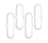Totority Magnetic Stirrer Mixer Stir Bar 4pcs White PP Rods for Scientific Experiment and Self Stirring Cup