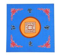 Totority Mahjong Game Table Cloth Poker Game Tablecloth Square Rubber Flannel Anti-skid Environmentally Friendly with Pattern for Family Playing Mahjong and Home Decoration, Year round Use