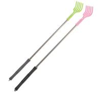 Totority Metal Back Scratchers or When Parents are in Need Birthday Gift Random Color 2pcs with Smooth Edges Handheld Body Massager Stick for Itching Relief and Muscle Relaxation