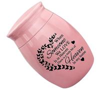Totority Mini Keepsake Urns Small Keepsake Urn for Ashes Sealed Smooth Surface Stainless Steel Suitable for Family and Friends