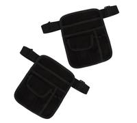 Totority Money Pouch Bag Compact and Lightweight Waiter Waist 2pcs with Adjustable Fit Design and Multipocket Canvas Layout Serving Apron Pouch for Cafes and Bars