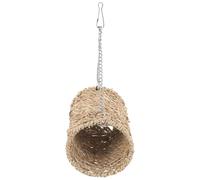 Totority Natural Hamster Hanging Hammock Nest Made, Lightweight and Foldable Small Tunnel Hammock, Comfortable and Secure Spot Suitable be Hanged Anywhere like Bedside