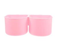 Totority Pet Hanging Feeding Bowl Cage Mounting Cup Small Animal Feeder Hanging Convenient Attachment Easy to Clean Abs Material for Crate Time Travel Use