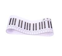 Totority Piano Keys Chart, 88-Key Piano Fingering Practice Pad, Clear Note Visualization, Waterproof for Beginners at Home