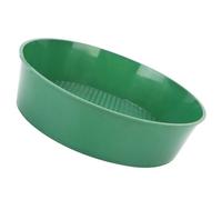 Totority Plastic Mesh Sieve Garden Mesh Sieve for Beach and Sand Box Use, round Lightweight Portable Design, Green Plastic Material, Effective Filtering Sand and Sifting Rocks, for Little