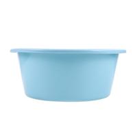 Totority Plastic Wash Basin, Plastic Basin, Thickened Reusable Large Capacity, Blue Small, and Bath, Facial, Foot and Vegetable Washing
