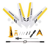 Totority Playset Accessories Replacement Spare Parts, Blades, Tail Decorations Tail Blade Balance Bar Connect Buckle, Inner Shaft for S107 /S107G RC Helicopter Rc Helicopters