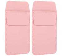 Totority Pocket Protectors for Nurse 2pcs Pu Leather Pen Case Easy to Carry with Multi-Functional Design for Doctors
