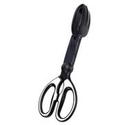 Totority Portable Dog and Cat Poop Pickup Tool Flexible Rotation, Washable Black Plastic Pooper Scooper, Lightweight Pet Waste Picker for Walks the Park and Public Places