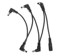Totority Portable Guitar Effector Power Supply Cable with 5 Outputs, Pvc Material and Lightweight Design, Safe to Use for Musical Instruments during Performance and On-the-go Use