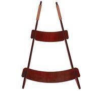 Totority Portable Guitar Rack Strong Support Synthetic Material Music Instrument Display Stand for Ukulele and Guitar Suitable for Home and Shop Use with Brown Finish Style