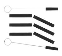 Totority Professional Piano Tuning Kit with 2 Tuning Forks and 4 Rubber Dampers Sturdy Metal Material Delicate Shape Stylish Look for Piano Professionals and Beginners